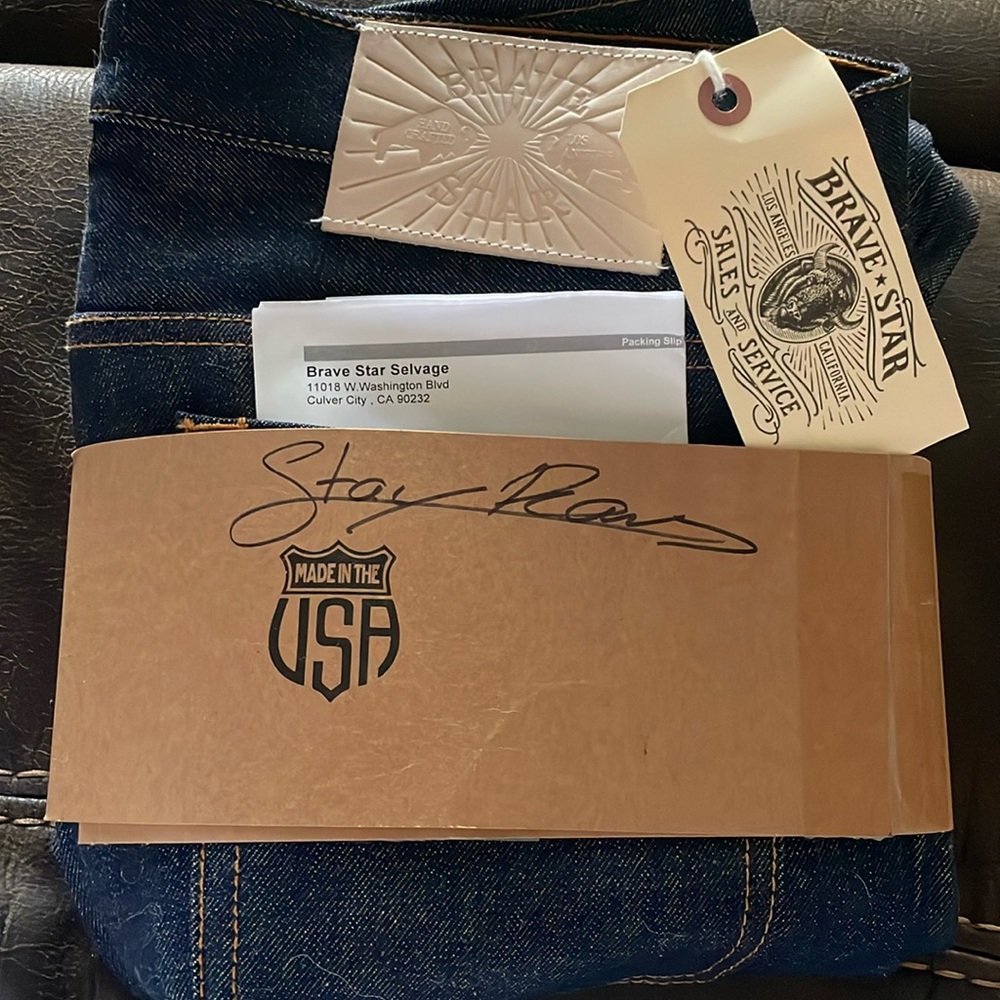 NWT Selvage Denim, Regular Taper